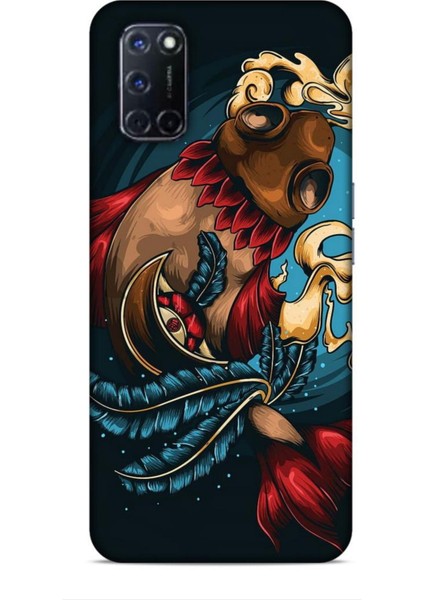 Oppo A52 Kılıf Caliburn 18 Balık Parlak Kılıf