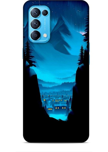 Oppo Reno 5 Kılıf Caliburn 14 Norveç Manzara Cover Kılıf