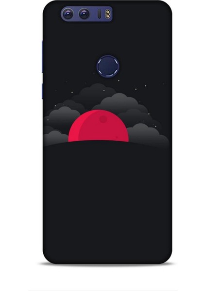 Honor 8A Kılıf Caliburn 13 Kızıl Ay Case Kapak