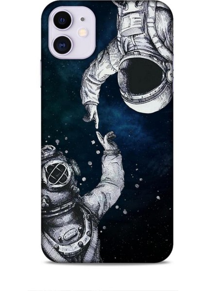 Apple iPhone 11 Kılıf Caliburn 5 Kozmonot Koruma Kılıfı
