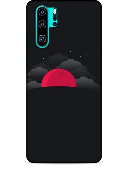 Huawei P30 Pro Kılıf Caliburn 13 Kızıl Ay Case Kapak