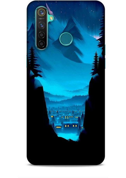 Realme 5 Pro Kılıf Caliburn 14 Norveç Manzara Cover Kılıf