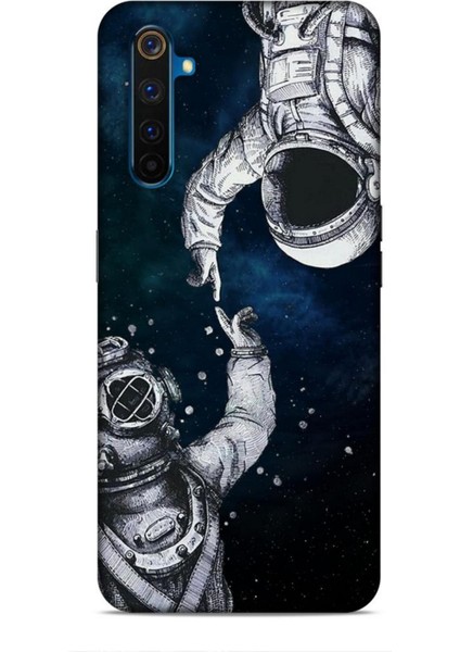 Realme 6 Kılıf Caliburn 5 Kozmonot Koruma Kılıfı