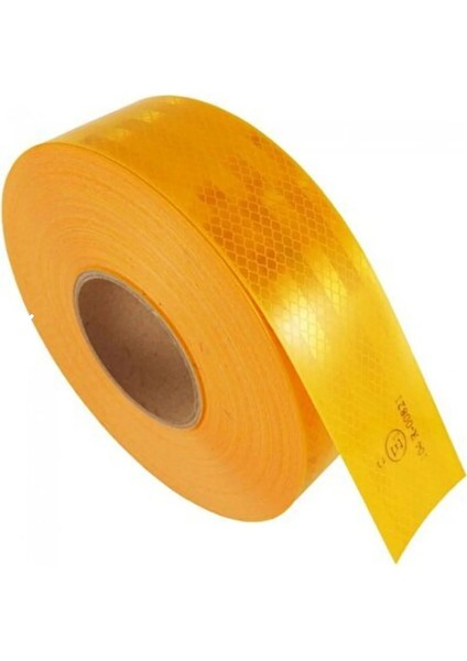 Sarı Şerit Reflektör - Yansıtıcı Bant - Dorse Reflektörü - E Belgeli - Sarı - Reflektiv Şerit