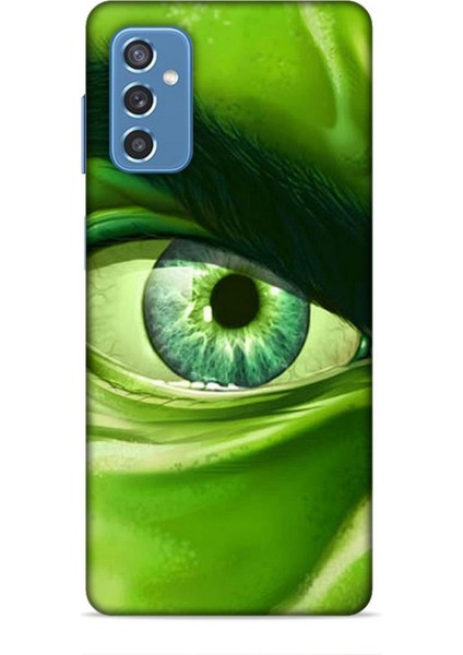 Samsung Galaxy M52 Kılıf Caliburn 29 Hulk Göz Makro Leke Tutmaz Kapak