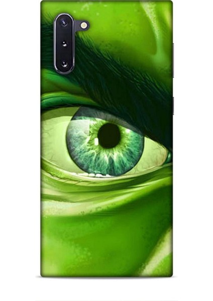 Samsung Galaxy Note 10 Kılıf Caliburn 29 Hulk Göz Makro Leke Tutmaz Kapak