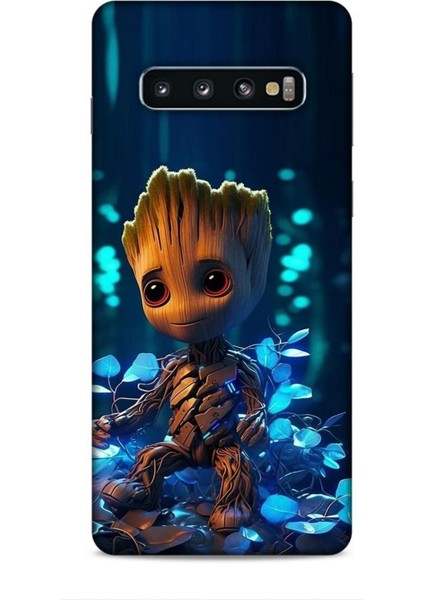 Samsung Galaxy S10 Kılıf Caliburn 26 Bebek Groot Soft Kapak