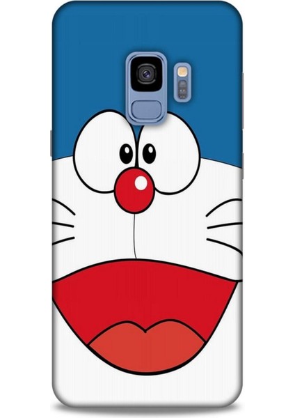 Samsung Galaxy S9 Kılıf Caliburn 22 Mavi Beyaz Kap