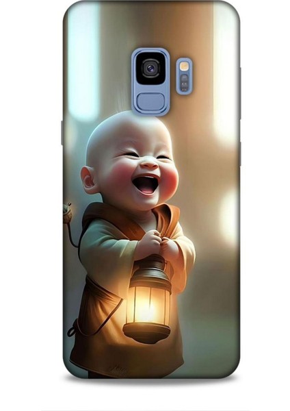 Samsung Galaxy S9 Kılıf Caliburn 27 Asya Bebek Lazer Kesim Silikon