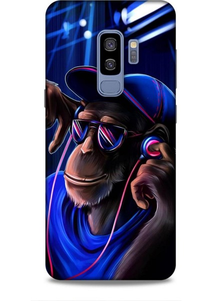 Samsung Galaxy S9 Plus Kılıf Caliburn 20 Maymun Mavi Renkli Kılıf