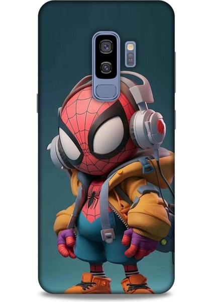 Samsung Galaxy S9 Plus Kılıf Caliburn 25 Spiderman Bebek Soyulmayan Kılıf