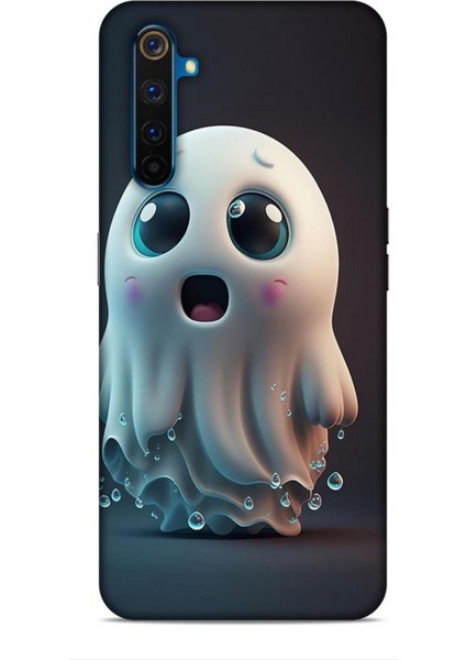 Realme 6 Kılıf Caliburn 28 Sevimli Hayalet Iz Bırakmayan Kılıf