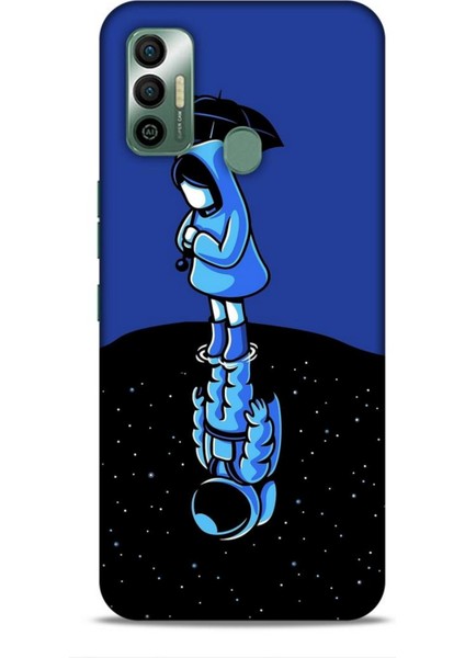 Tecno Spark 7t Kılıf Caliburn 6 Hayaller Koruyucu Kapak