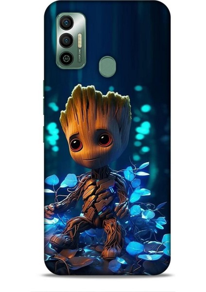 Tecno Spark 7t Kılıf Caliburn 26 Bebek Groot Soft Kapak