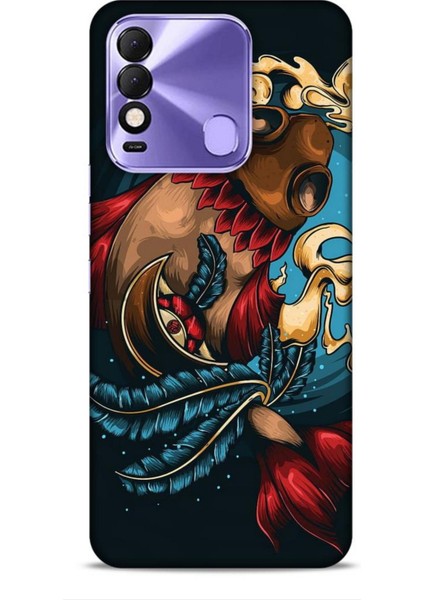 Tecno Spark 8c Kılıf Caliburn 18 Balık Parlak Kılıf