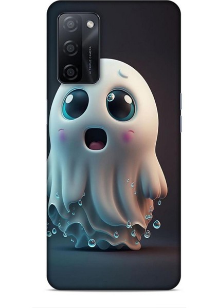 Oppo A5S Kılıf Caliburn 28 Sevimli Hayalet Iz Bırakmayan Kılıf