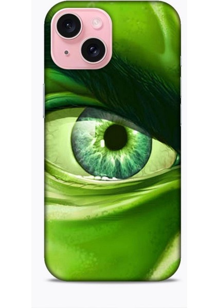 Apple iPhone 15 Kılıf Caliburn 29 Hulk Göz Makro Leke Tutmaz Kapak