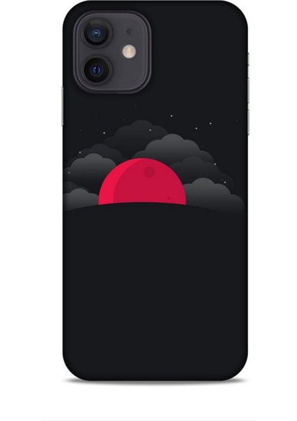 Apple iPhone 12 Kılıf Caliburn 13 Kızıl Ay Case Kapak