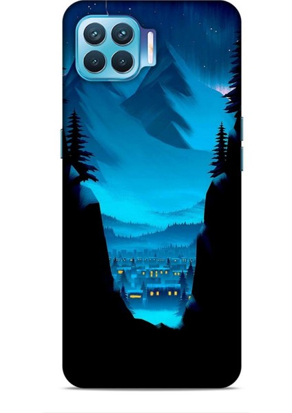 Oppo Reno 4 Lite Kılıf Caliburn 14 Norveç Manzara Cover Kılıf