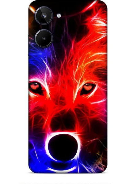 Realme 10 Kılıf Caliburn 16 Kurt Colorful Hediyelik Kılıf