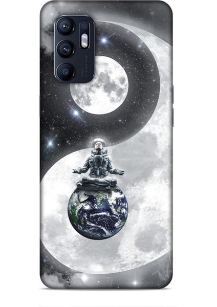 Oppo Reno 6 Kılıf Caliburn 3 Ayda Reiki Arka Kapak