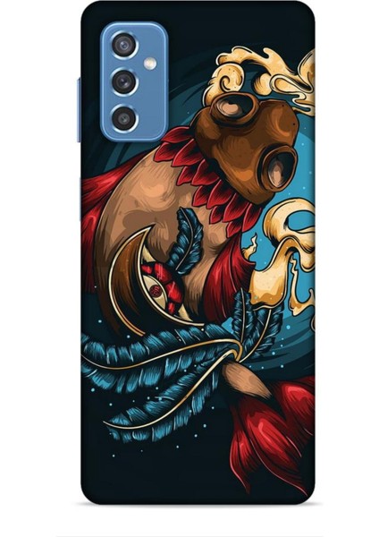 Samsung Galaxy M52 Kılıf Caliburn 18 Balık Parlak Kılıf