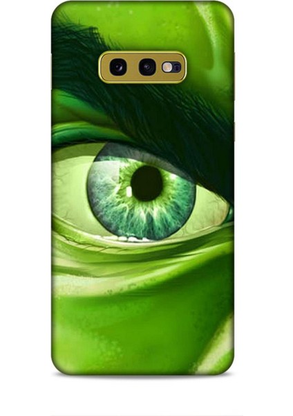 Samsung Galaxy S10E Kılıf Caliburn 29 Hulk Göz Makro Leke Tutmaz Kapak