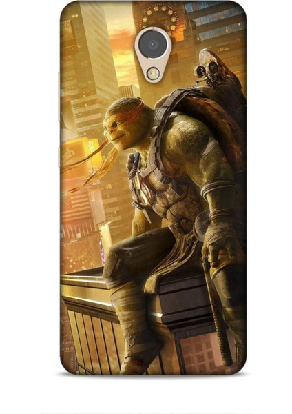 Lenovo P2 Kılıf Caliburn 10 Michelengelo Ninja Kablumbağalar Full Hd Kılıf
