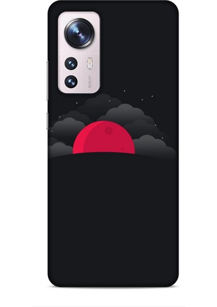 Xiaomi 12 Kılıf Caliburn 13 Kızıl Ay Case Kapak