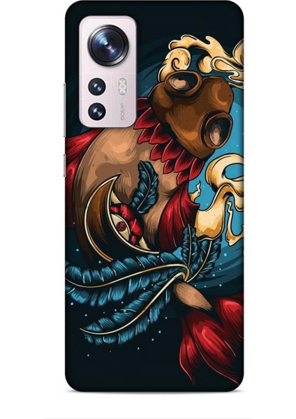 Xiaomi 12 Kılıf Caliburn 18 Balık Parlak Kılıf