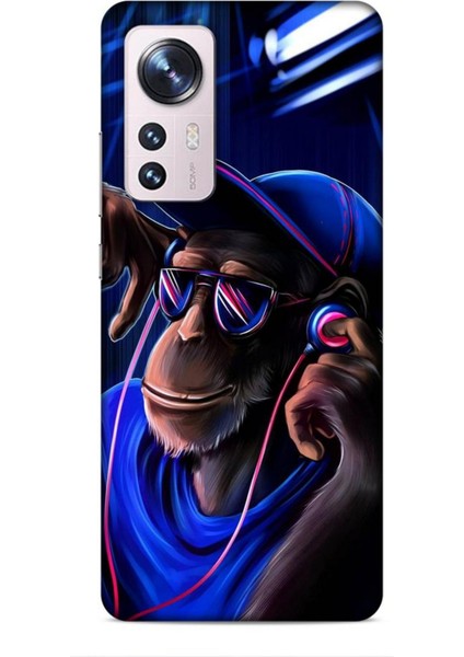 Xiaomi 13 Lite Kılıf Caliburn 20 Maymun Mavi Renkli Kılıf