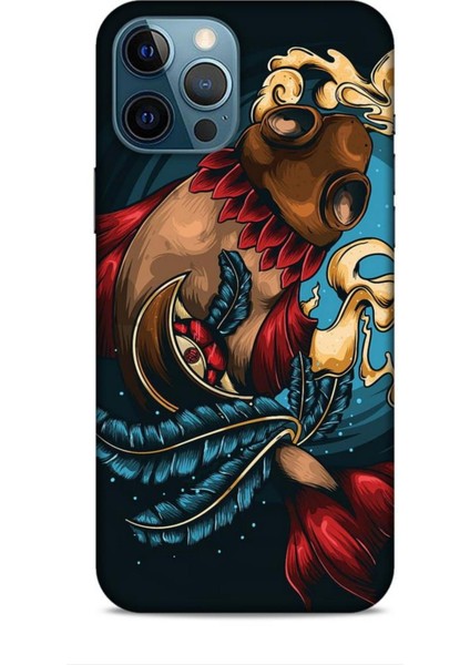 Apple iPhone 12 Pro Max Kılıf Caliburn 18 Balık Parlak Kılıf