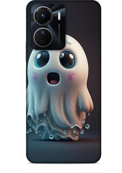 Vivo Y16 Kılıf Caliburn 28 Sevimli Hayalet Iz Bırakmayan Kılıf