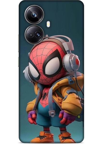 Realme 10 Pro Plus Kılıf Caliburn 25 Spiderman Bebek Soyulmayan Kılıf