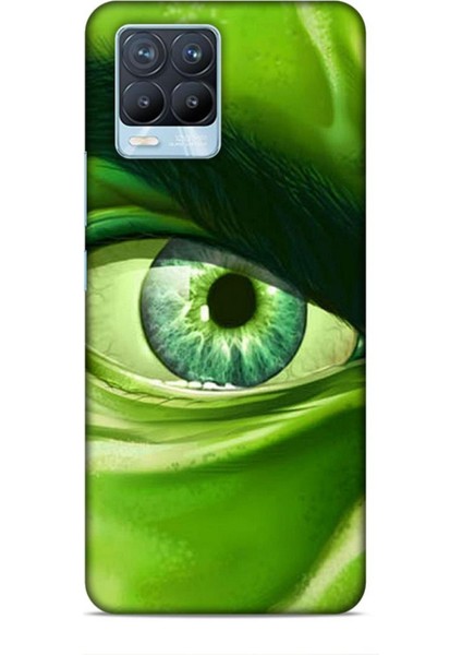 Realme 8 Pro Kılıf Caliburn 29 Hulk Göz Makro Leke Tutmaz Kapak
