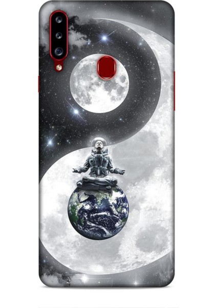 Samsung Galaxy A20S Kılıf Caliburn 3 Ayda Reiki Arka Kapak