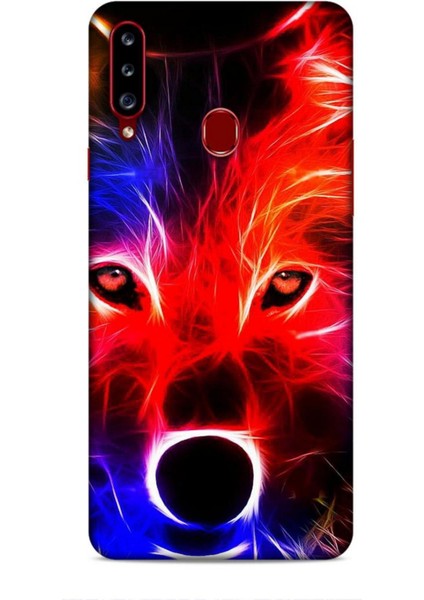 Samsung Galaxy A20S Kılıf Caliburn 16 Kurt Colorful Hediyelik Kılıf