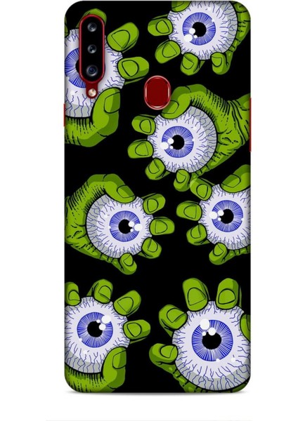 Samsung Galaxy A20S Kılıf Caliburn 23 Gözler Telefon Kabı