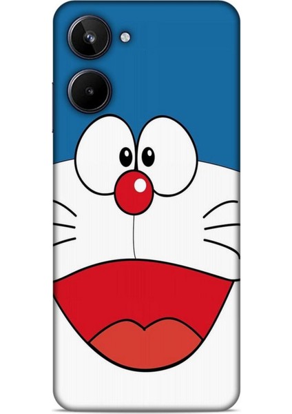 Realme 10 Kılıf Caliburn 22 Mavi Beyaz Kap