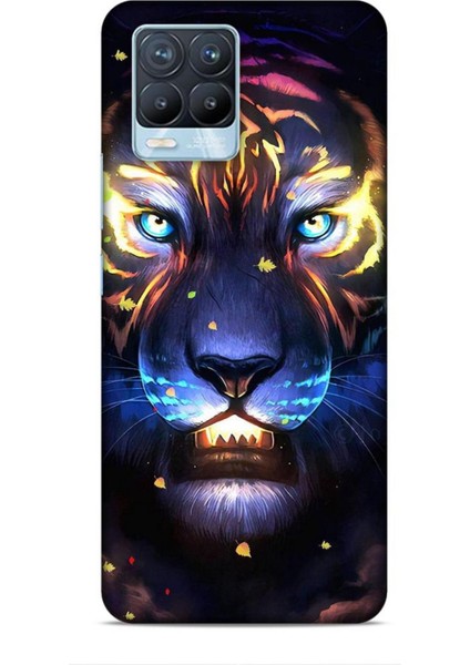 Realme 8 Pro Kılıf Caliburn 12 Aslan Colorful Tasarım Kılıf
