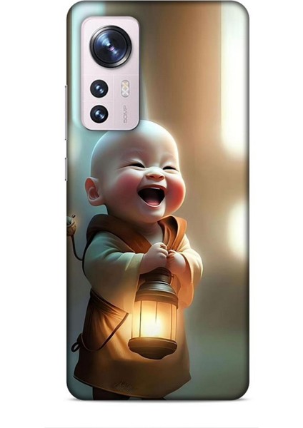 Xiaomi 12 Kılıf Caliburn 27 Asya Bebek Lazer Kesim Silikon