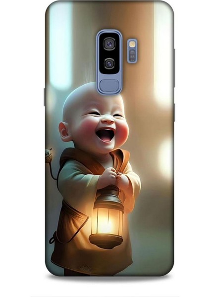 Samsung Galaxy S9 Plus Kılıf Caliburn 27 Asya Bebek Lazer Kesim Silikon