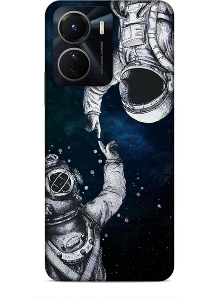 Vivo Y16 Kılıf Caliburn 5 Kozmonot Koruma Kılıfı