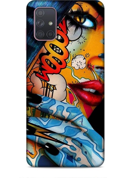 Samsung Galaxy A91 Kılıf Caliburn 17 Dövme Yumuşak Kılıf