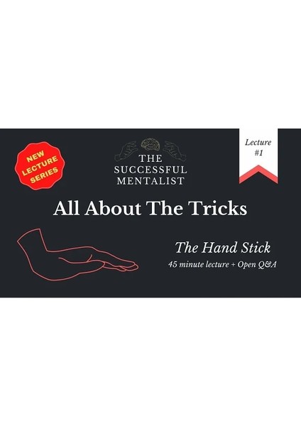 2021 The Hand Stick By Ashley Green | Craig Petty Tarafından Görünür | Zihinselcilikte Yöntemler 2, Nikolas | Joe Diamond'dan Sanal Seans (Yurt Dışından) modelleri