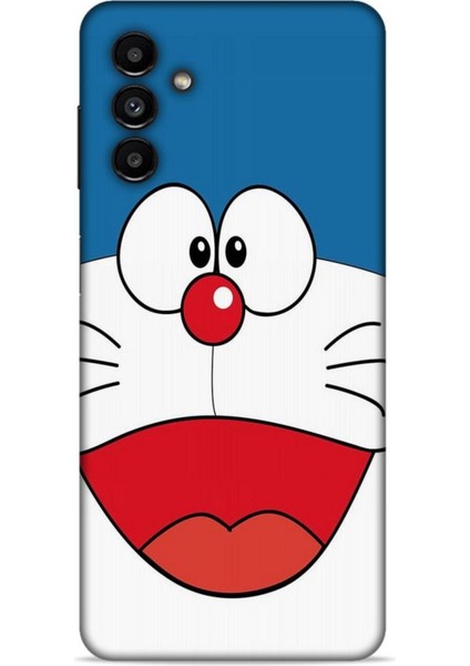 Samsung Galaxy A13 5g Kılıf Caliburn 22 Mavi Beyaz Kap