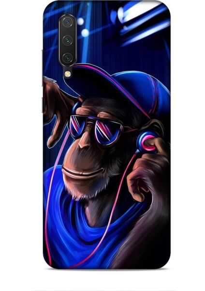 Xiaomi Mi 9 Lite Kılıf Caliburn 20 Maymun Mavi Renkli Kılıf