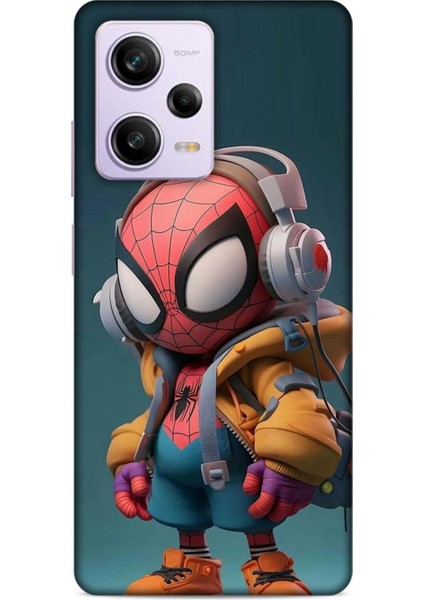 Xiaomi Redmi Note 13 Pro 5g Kılıf Caliburn 25 Spiderman Bebek Soyulmayan Kılıf