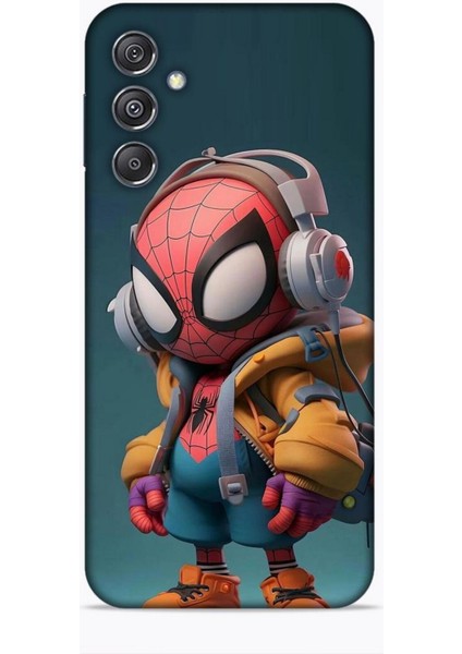 Samsung Galaxy M34 5g Kılıf Caliburn 25 Spiderman Bebek Soyulmayan Kılıf