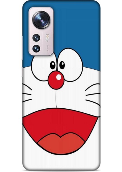 Xiaomi 12 Kılıf Caliburn 22 Mavi Beyaz Kap